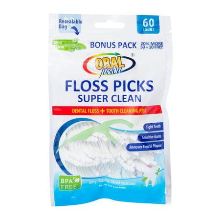 Oral Fusion Floss Picks