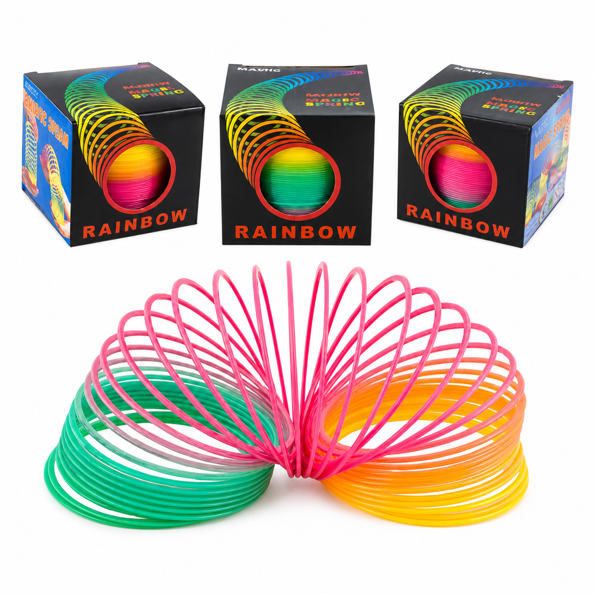 MAGIC SPRING, PLASTIC RAINBOW