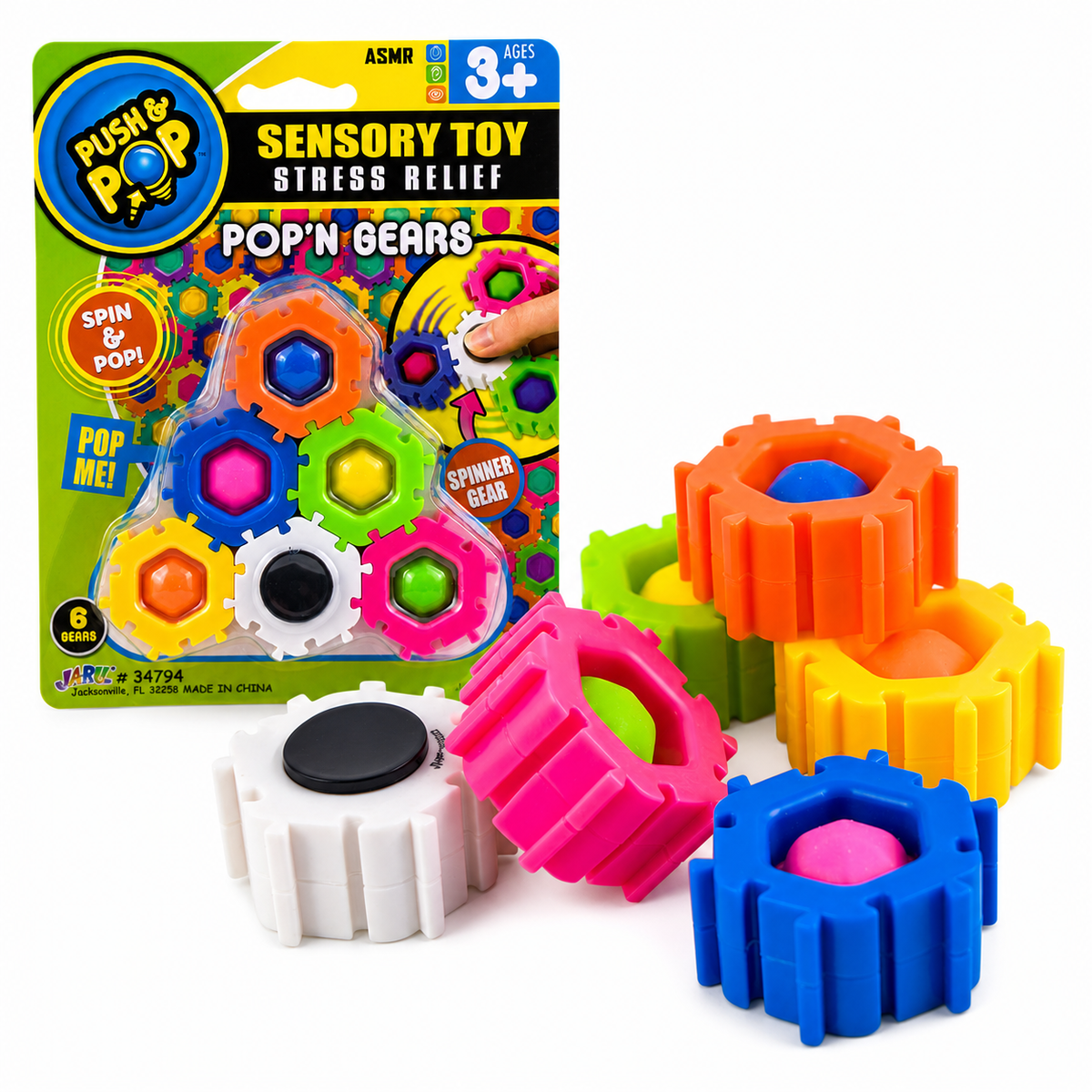 TOY,6pc 7"STRESS RELIEF POP&GE