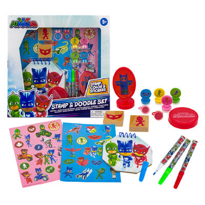 ACTIVITY SET,55pc STAMP&DOODLE