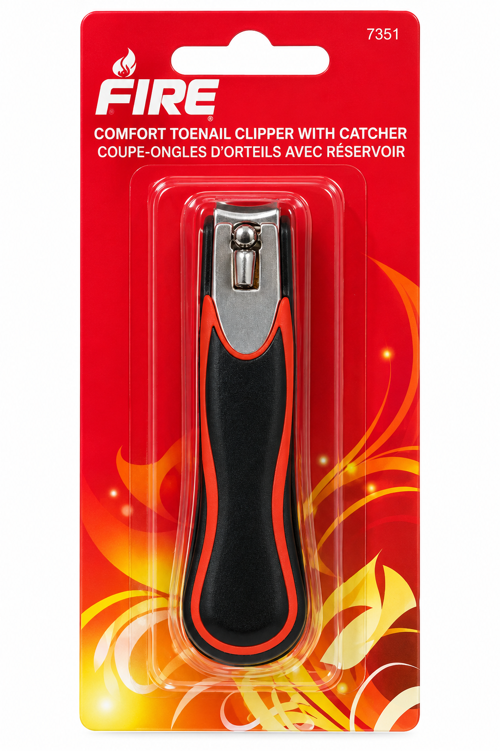Fire Comfort Toenail Clipper with Catcher