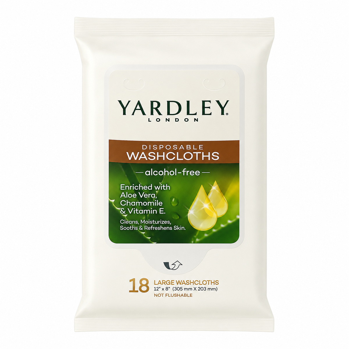 Yardley Disposable Washcloths