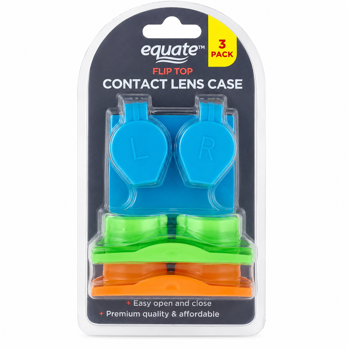 Flip Top Contact Lens Case