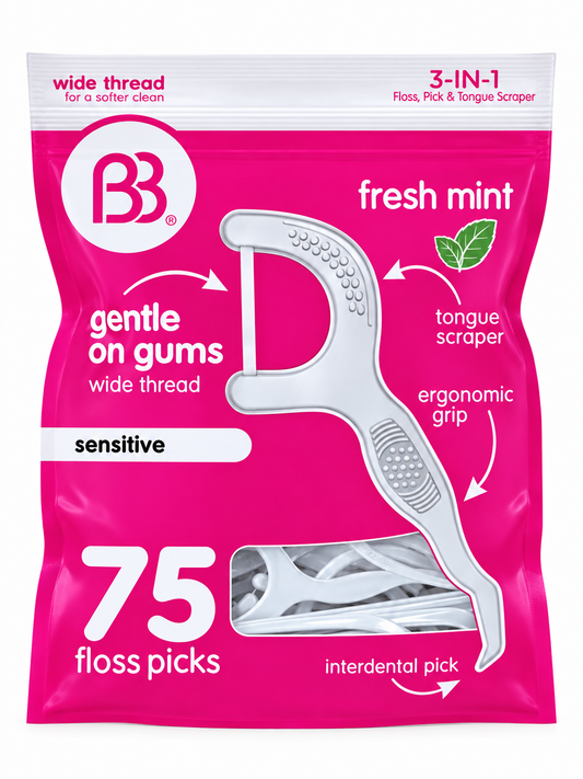 Sensitive Fresh Mint Floss Picks