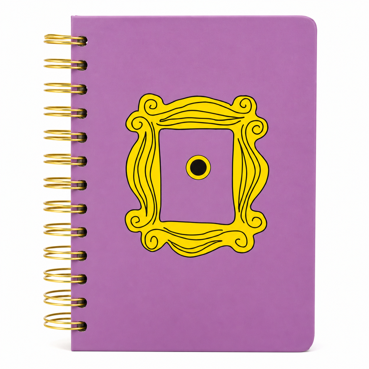 JOURNAL,SPIRAL FRIENDS PURPLE
