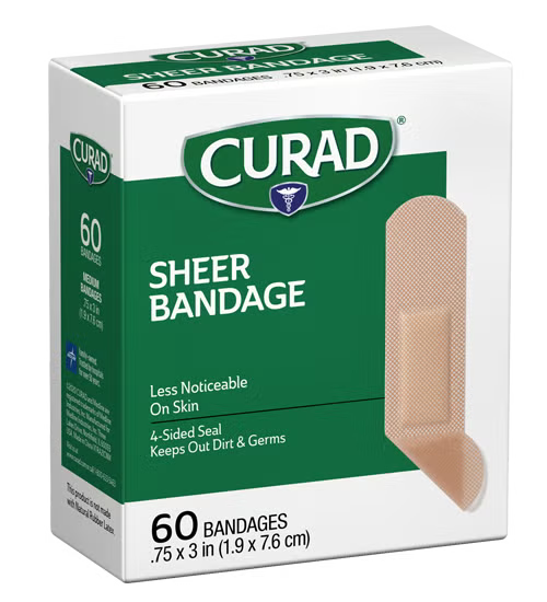 Curad Sheer Strip Bandages