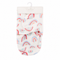 BABY SWADDLE,0-3M SINGLE RAINB