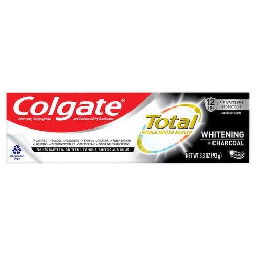 Colgate Total Whitening + Charcoal Toothpaste